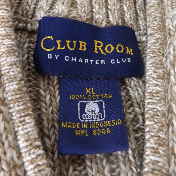 Club Room by Charter Club Sweater- Men's XL - Picture 3 of 4